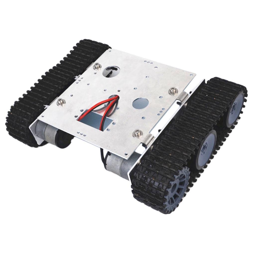 Kit de aleación para tanque de coche, chasis, oruga, robot, ensamblado, juguetes científicos