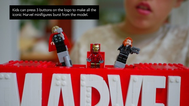 SY様 Amazon.com: LEGO Marvel: Marvel Logo & Minifigures Building Toy