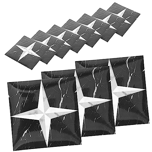 Homoyoyo 20piezas Pegatinas Para Azulejos De Mármol Calcomanías Autoadhesivas Decoración De Suelos Despegables y Pegables Para Baño y Cocina