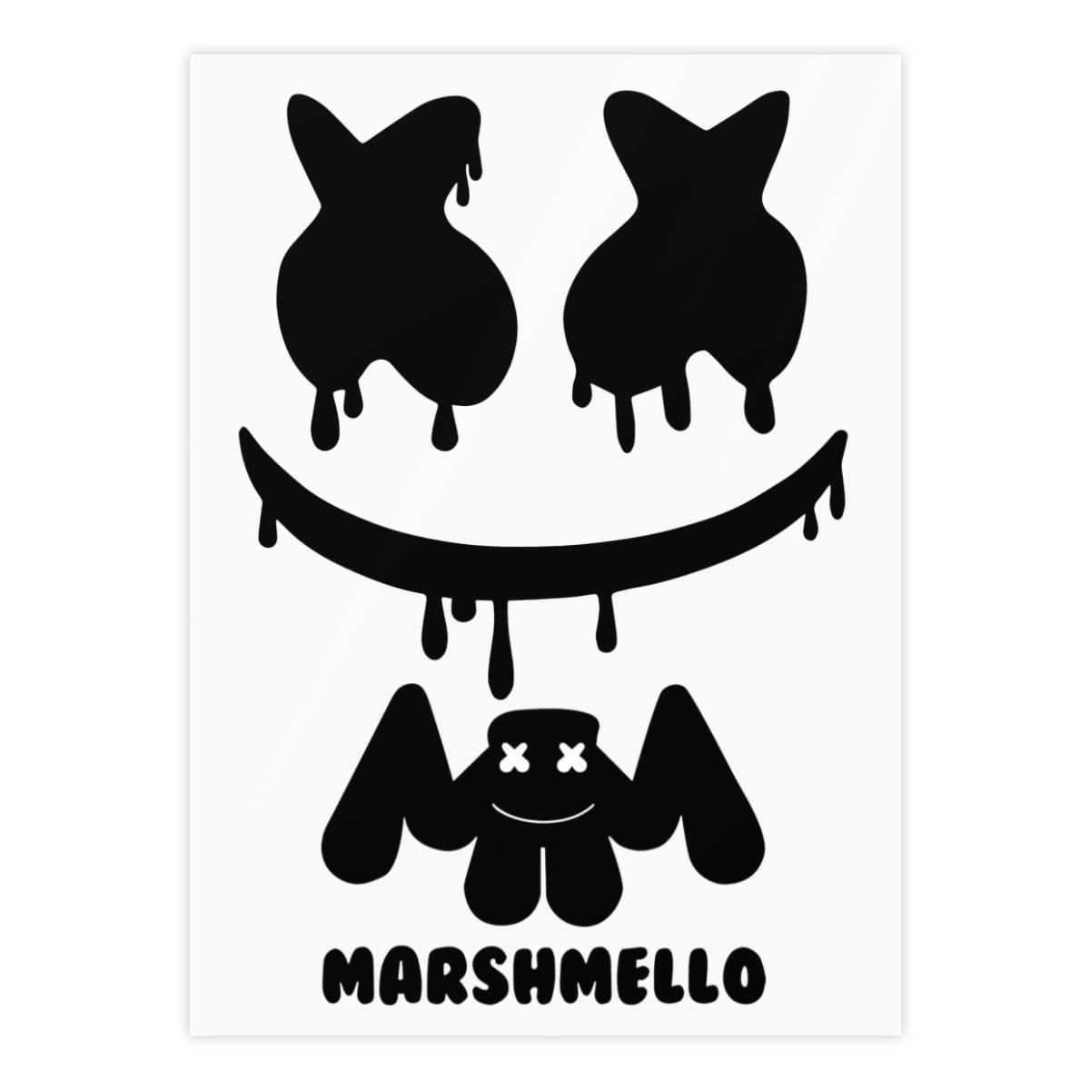 Amazon.co.jp: マシュメロ ステッカーセット クリスタルステッカー
