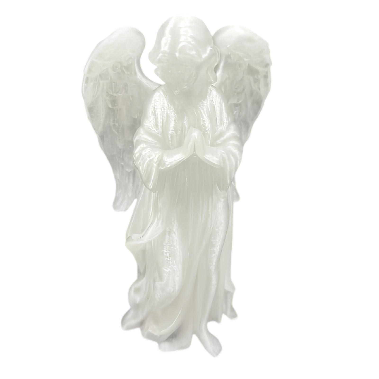 Jazuaiao Guarder Angell Statue Resin Praying Ornament for Home Thanksgiving Decoration Guarder Angell Figurine