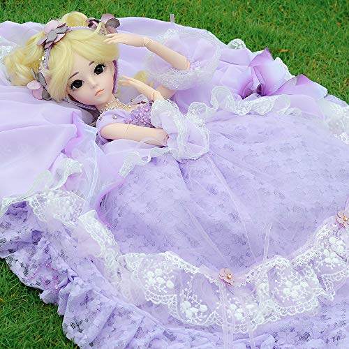 Muñeca articulada 60 cm con ropa y accesorios miniatura 5