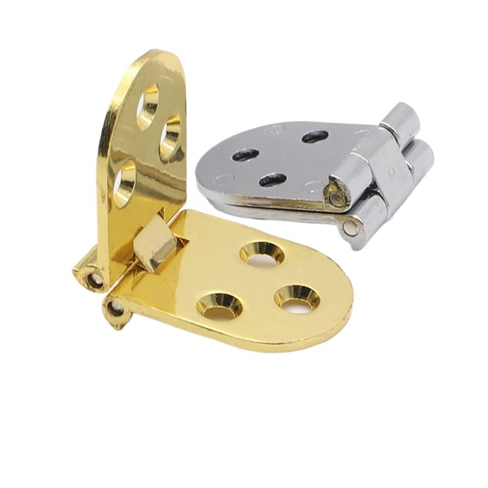 1pcs Furniture Folding Hinges Cabinet Door Hinge(Gold)