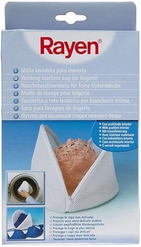 Bolsa de lavado para prendas delicadas | Reutilizable | 7.1 x 5.9 x 5.9 in | Blanco