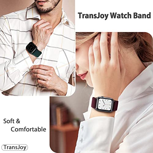 Transjoy 6 Pack Nylon Stretchy Compatible For Apple Watch Band 38Mm 40Mm 41Mm 42Mm 44Mm 45Mm Women Men, Cloth Elastic Wristbands Solo Loop Band For Iwatch Series 8 Se 7 6 3 4 5(Black,41Mm) #TOP5