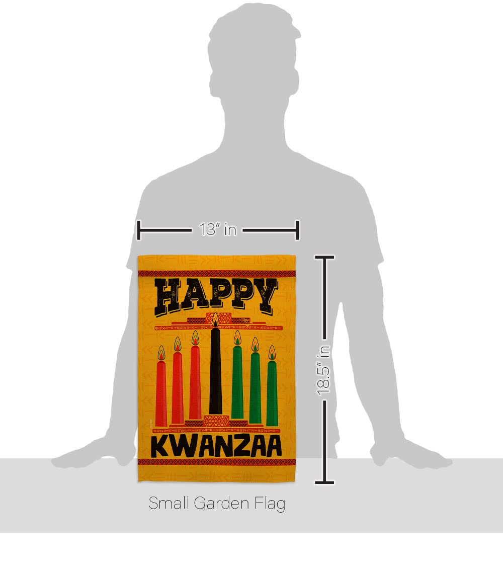Kwanzaa Gartenflagge – Bunt & Wetterfest Für Afroamerikanisches Kulturerbe