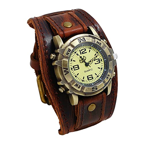 Bracelet de remplacement en cuir marron vintage idéal pour offrir un nouveau style à sa montre