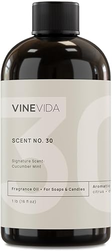 Miniatura 1220 de VINEVIDA [4 onzas] Aceite de fragancia de madera de teca de caoba para fabricación de velas y fabricación de jabón, aromas de velas prémium para