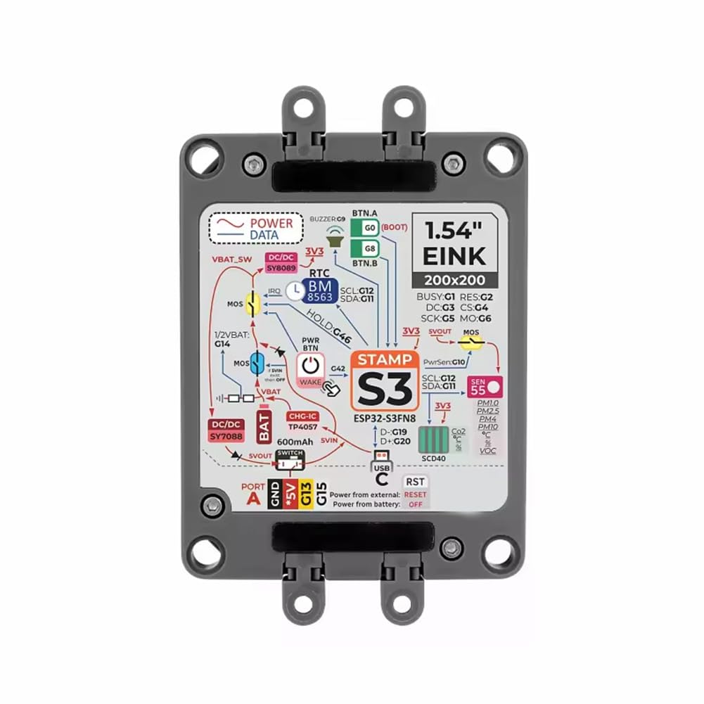 Air intérieur sain avec les capteurs SEN55 SCD40 et écran IoT 1.54