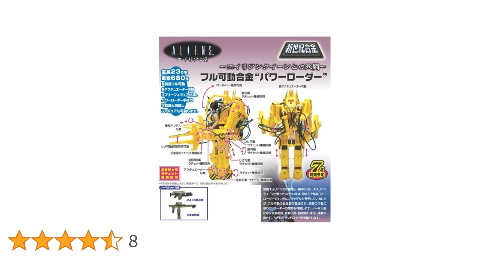 新世紀合金　SGM-25　1/12　エイリアン　パワーローダー　ジャンク 新世紀合金 SGM-25 1/12 エイリアン パワーローダー ジャンク