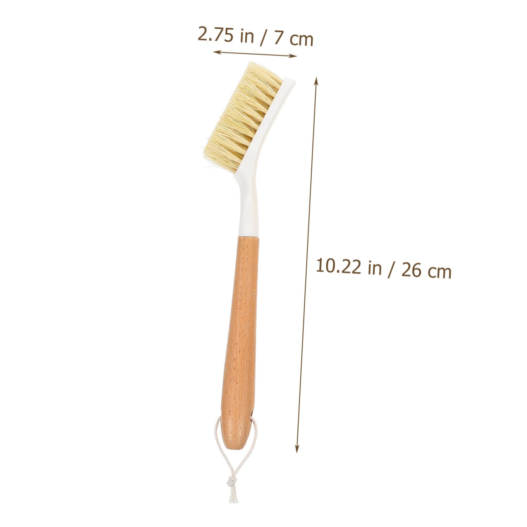 HOODANCOS Multi-use Pot Wood Dish Brush Dish Brush Handle Kitchen Scrubber for Cleaning