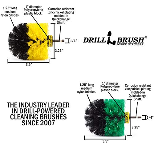 Image of Kitchen Accessories - Pots and Pans Set - Spin Brush Kit - Grout Cleaner - Cleaning Supplies - Bathroom Accessories - Soap Scum, Hard Water Stains, Mineral Deposits, Calcium Build-up, Rust Stains