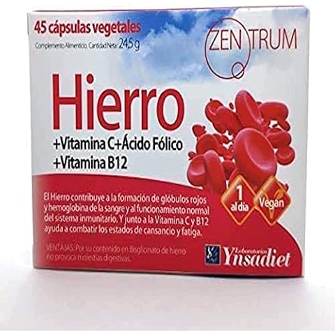 Suplemento de Hierro Vegetal con Ácido Fólico y Vitamina C Cover