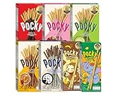 Biscuit Stick 7 Flavor Variety Pack (Pack of 7) Chocolate, Strawberry, Matcha Green Tea, Cookies & Cream, Almond, Mango and Choco Banana/Wonder Package, Products of Thailand