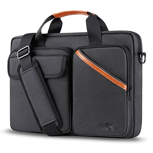 Sacoche ordinateur portable 13,3-15,6 pouces grand sac à bandoulière unisexe de travail