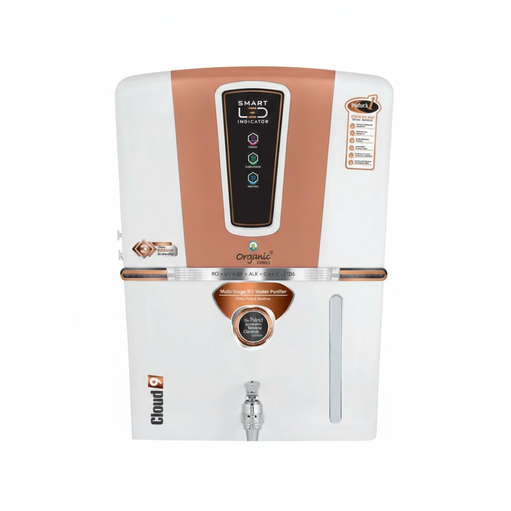 Cloud-9 Copper Advance Water Purifier | RO + LED UV + Copper + Alkaline + TDS Controller | 12 LPH | Auto On/Off | Upto 3000 TDS | Suitable for Borewell, Tanker & Municipal Water | 1 Year Warranty*.-image-11