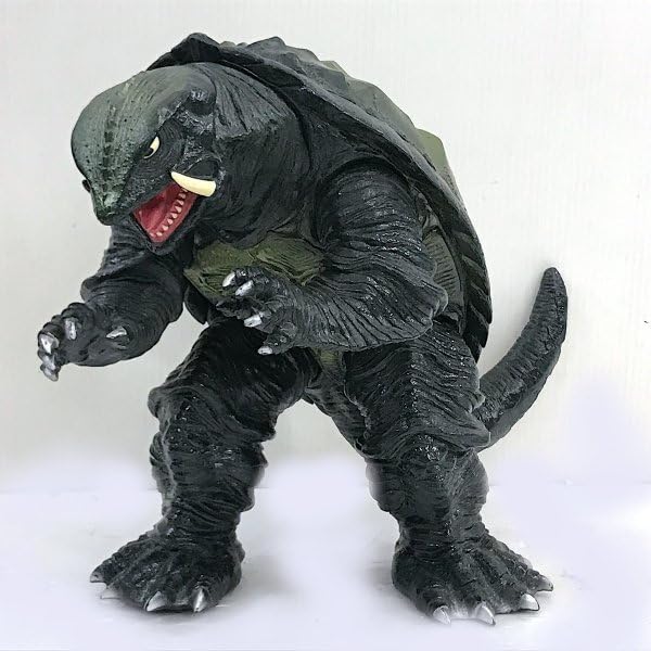 【BANDAI】ビッグスケールガメラ 1995年 怪獣フィギュア 黒 トゲ付き 約15cmガメラ BANDAI ガメラ 1995年