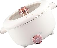 Vista 9 de Electric Hot Pot, 3.5L Multifunctional Noodle Cooker with Ceramic Enamel Non Stick Coating for Ramen Dumplings Soup Porridge