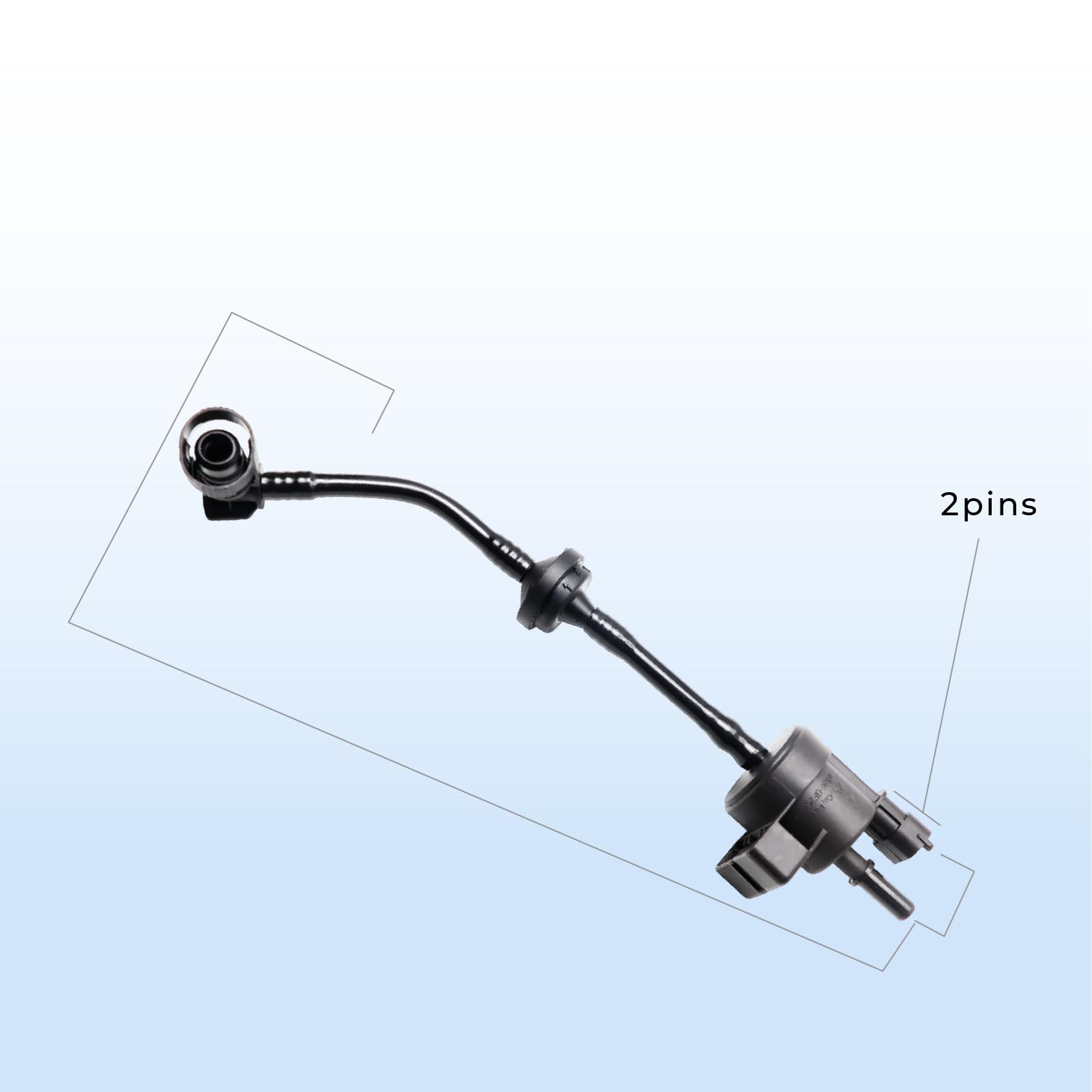 Válvula Magnética para Válvula Purga Combustible Válvula Ventilación Tanque Vapor Repuesto con Opel Astra J Corsa D, E, Insignia, Meriva B, Mokka, Zafira C 55576730 55576071