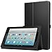 Produktbild MoKo Hülle für Das Neue Amazon Fire HD 10 Tablet (9. Gen 2019 & 7. Gen 2017 Model), Kunstleder Ständer Schutzhülle Smart Cover Auto Sleep/Wake up für Fire HD 10,1 Zoll Tablette, Schwarz