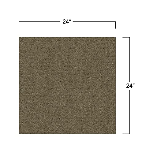 Image of Mohawk Advance 24 inch x 24 inch Berber (Loop pile), 0.11 inch Pile Height, Carpet Tile, Nylon Fiber, Biscotti Color, (24 Tiles), (96 sqft /carton)