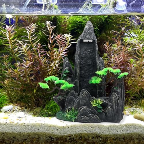 Roche en résine pour paysage d'aquarium et cascade dynamique pour poisson