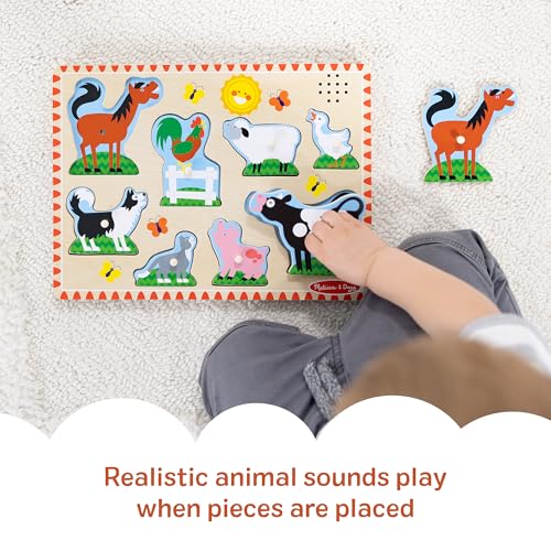 Image of Melissa & Doug 726 Farm Animals Sound Puzzle