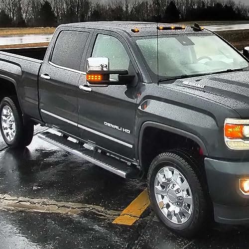 Image of 2X Denali HD Side Door Tailgate Letter Nameplate Emblem Badge 3D Replacement for Denali (Chrome)