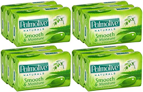Palmolive Naturals Moisture Care with Aloe and Olive Extracts Bar Soap, 80 Gram / 2.8 Ounce, 3 Count (Pack of 4) 12 Bars Total