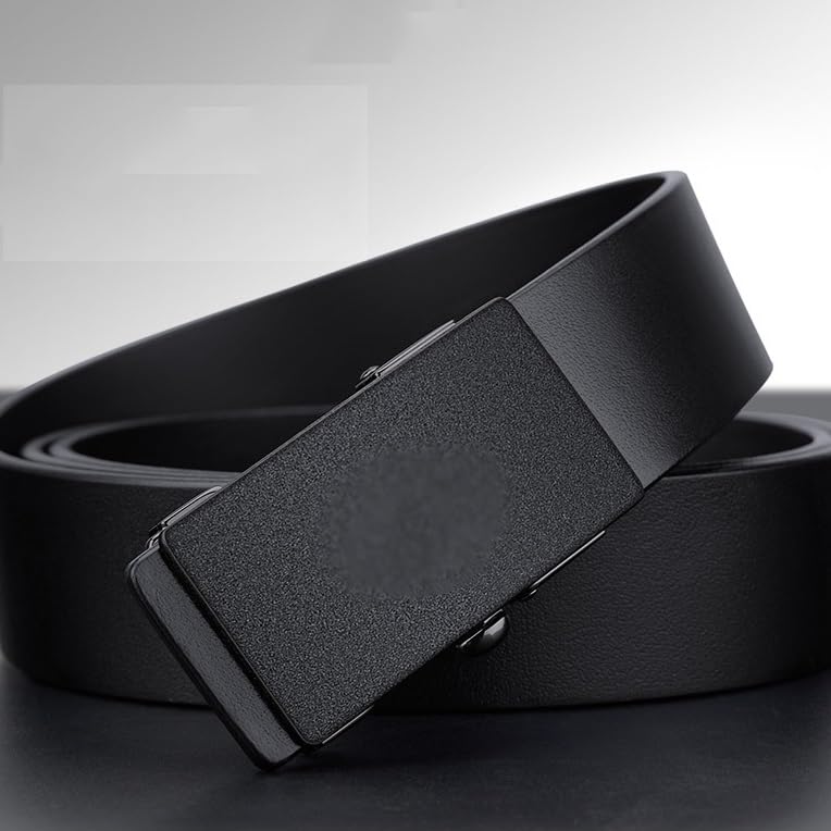 Men's Toothless Automatic Buckle Layer Cowhide Belt Casual Men's Belt2