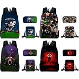 森の99夜 ランドセル 2025 新キャラ リュック ショルダーバッグ ペンケース 3点セット 学生 入園 遠足 通学 旅行 山登り 通用する 多機能 学用品収納リュック クリスマス 誕生日プレゼント (スタイル11) [並行輸入品]