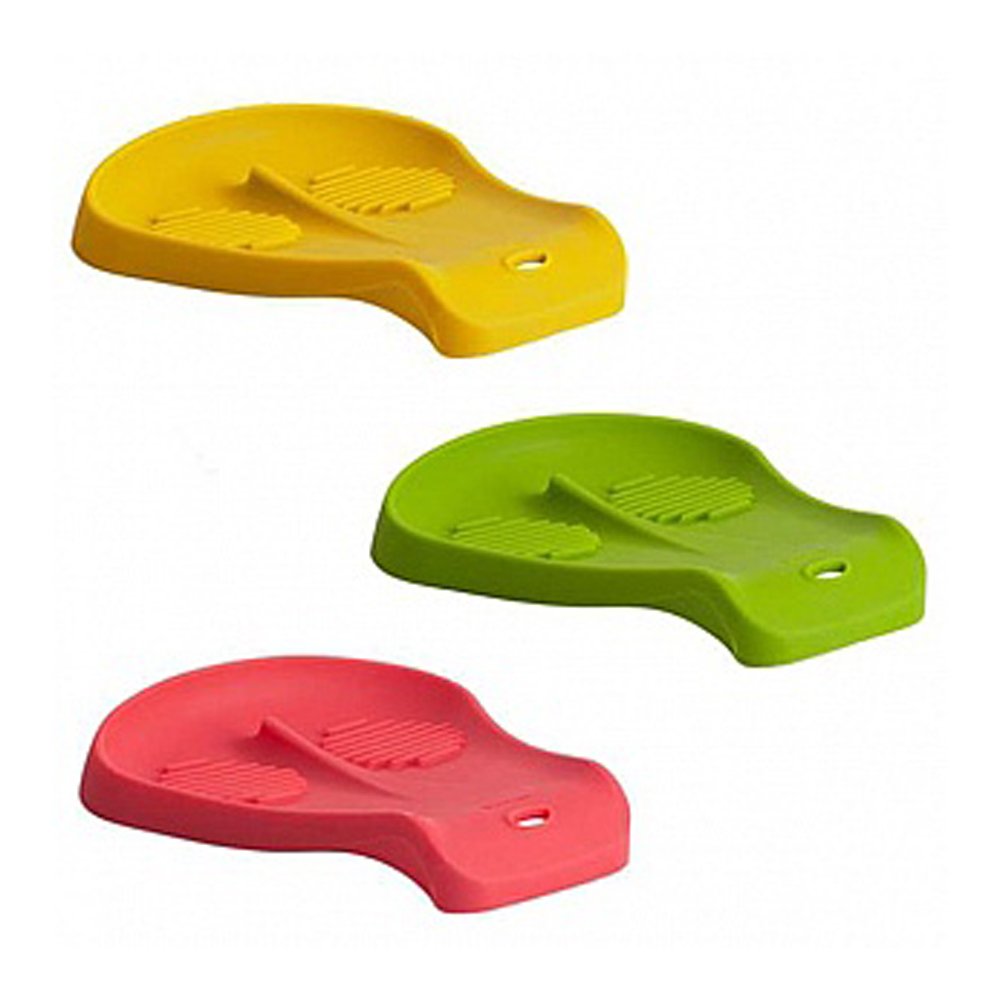 Trudeau repose-cuillère double en silicone ustensile cuisine table