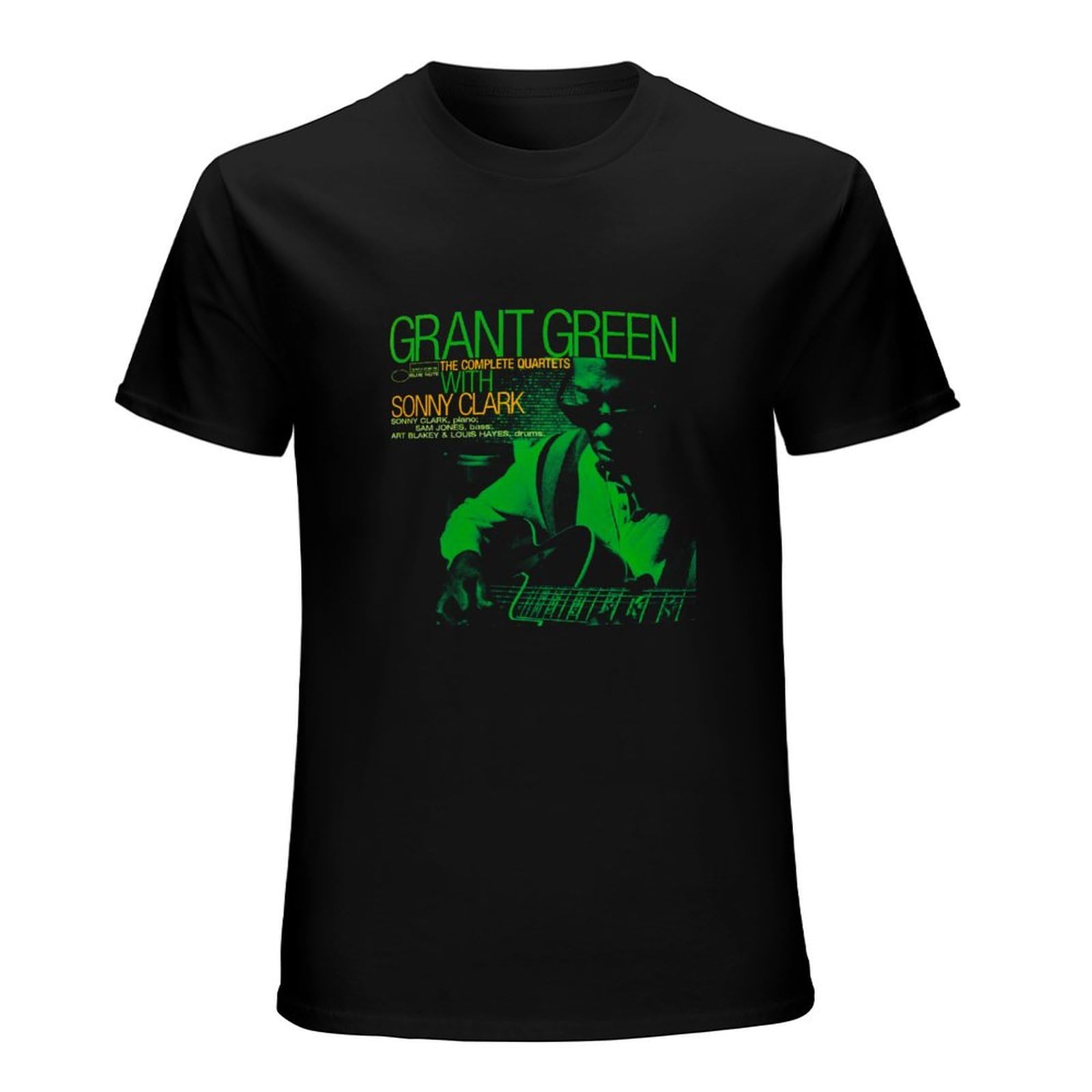 Li Ya Dental Men's Black Grant Green With Sonny Clark T-Shirt Teetop Sweatshirt Short Sleeve M