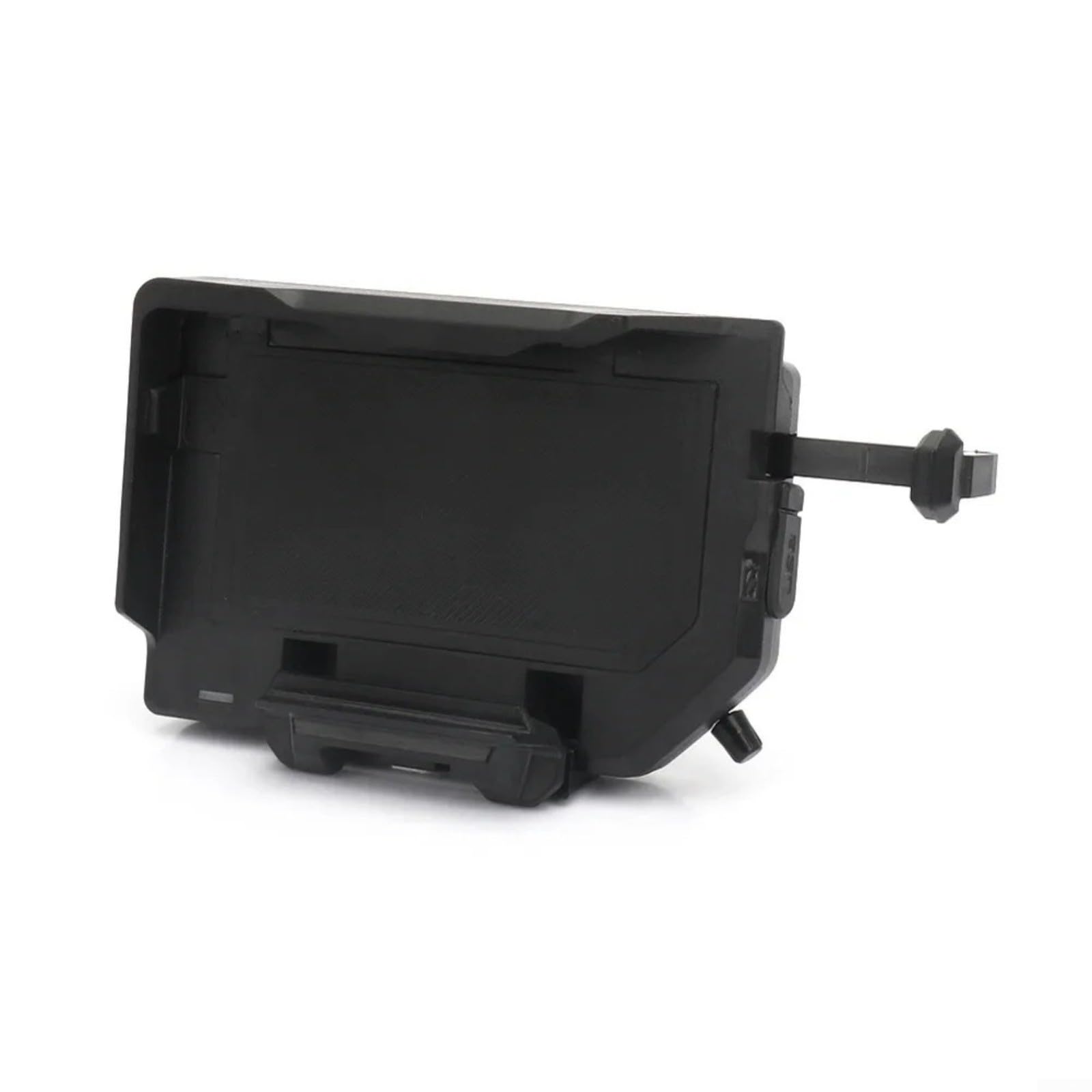 Soporte de teléfono de motocicleta para BMW, cargador inalámbrico USB, 15 W, potencia antivibración, ABS, negro, compatible con R1300GS R1250GS R1200GS S1000XR F750GS F850GS
