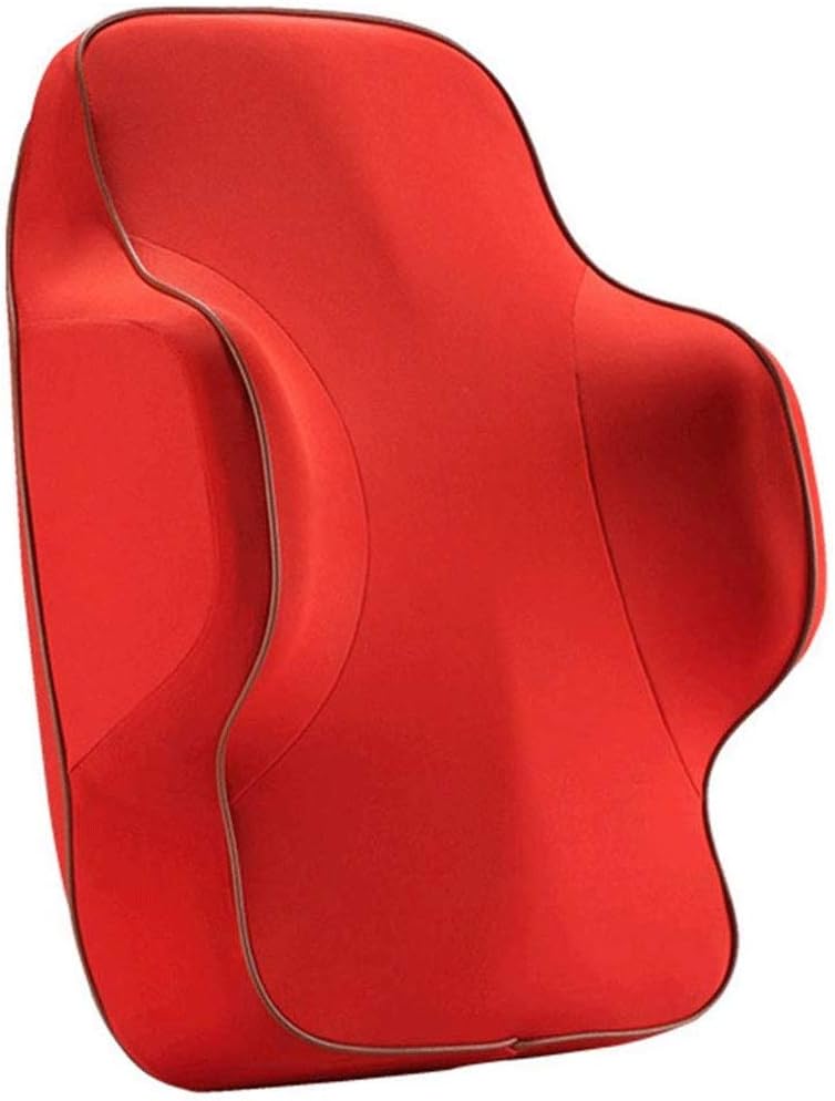 Lower Back Pain Lumbar Pillow Support Cushion - Grade Memory Foam for Car Driving & Office Chairs(Gray)