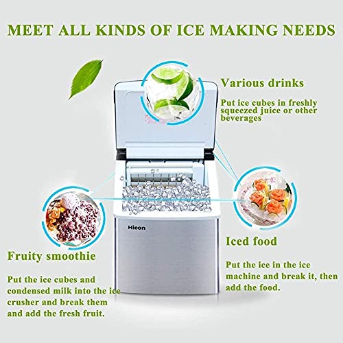 Máquina portátil eléctrica para hacer cubos de hielo miniatura 2