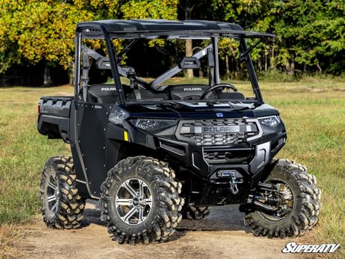 SuperATV Polaris Ranger XP 1000 MaxDrive Power Flip Glass Windshield