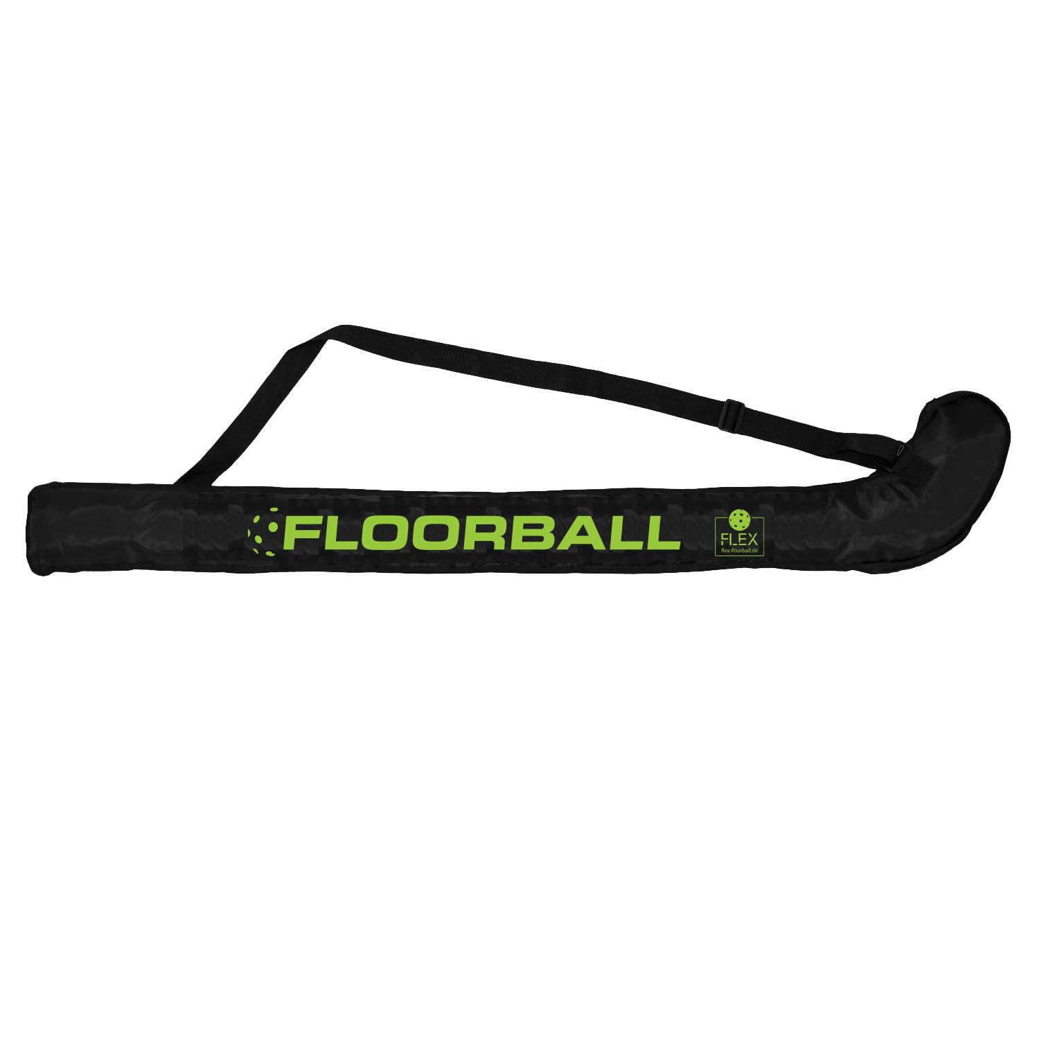 HAE Sac pour raquettes de Floorball & Unihockey - Peut contenir jusqu'à 3 raquettes - Nylon robuste - Convient pour enfants, adolescents et adultes - Longueur de tige jusqu'à 104 cm