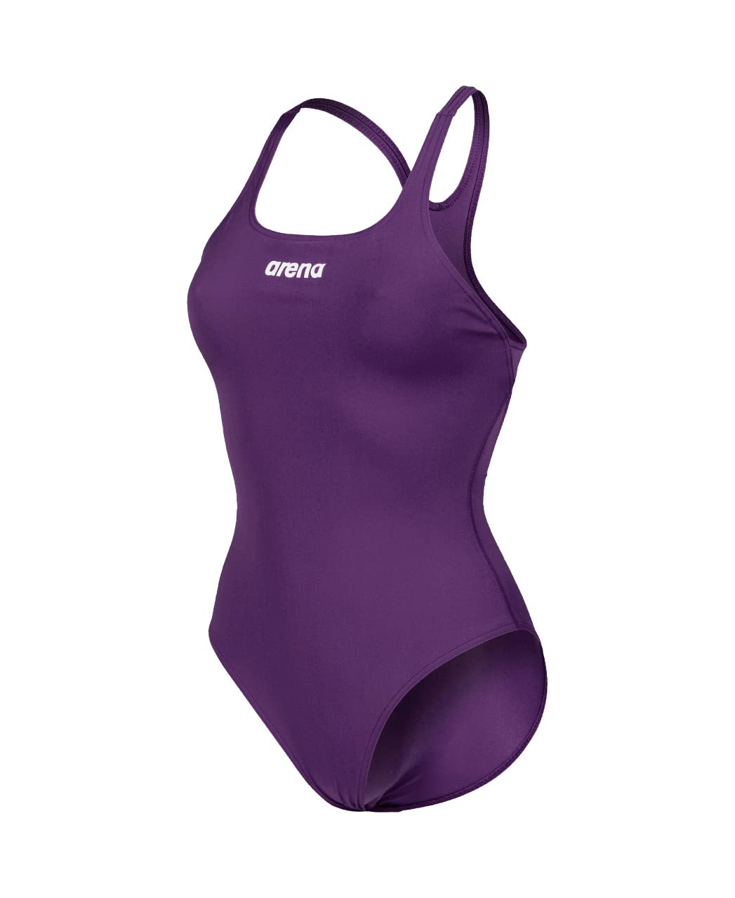 ARENASolid Swim Pro Team Women's One-piece Swimsuit, Quick-drying, Sports Swimsuit in arena MaxLife ECO-FABRIC with Maximum Chlorine Resistance and UPF 50+ UV Protection