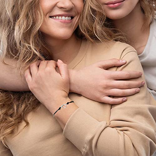 Best Friend Bracelet Love Knot Matching Bracelets for BFF Friendship Long Distance Bracelet for Bestie Sister Couples Birthday Christmas Jewelry Gifts3