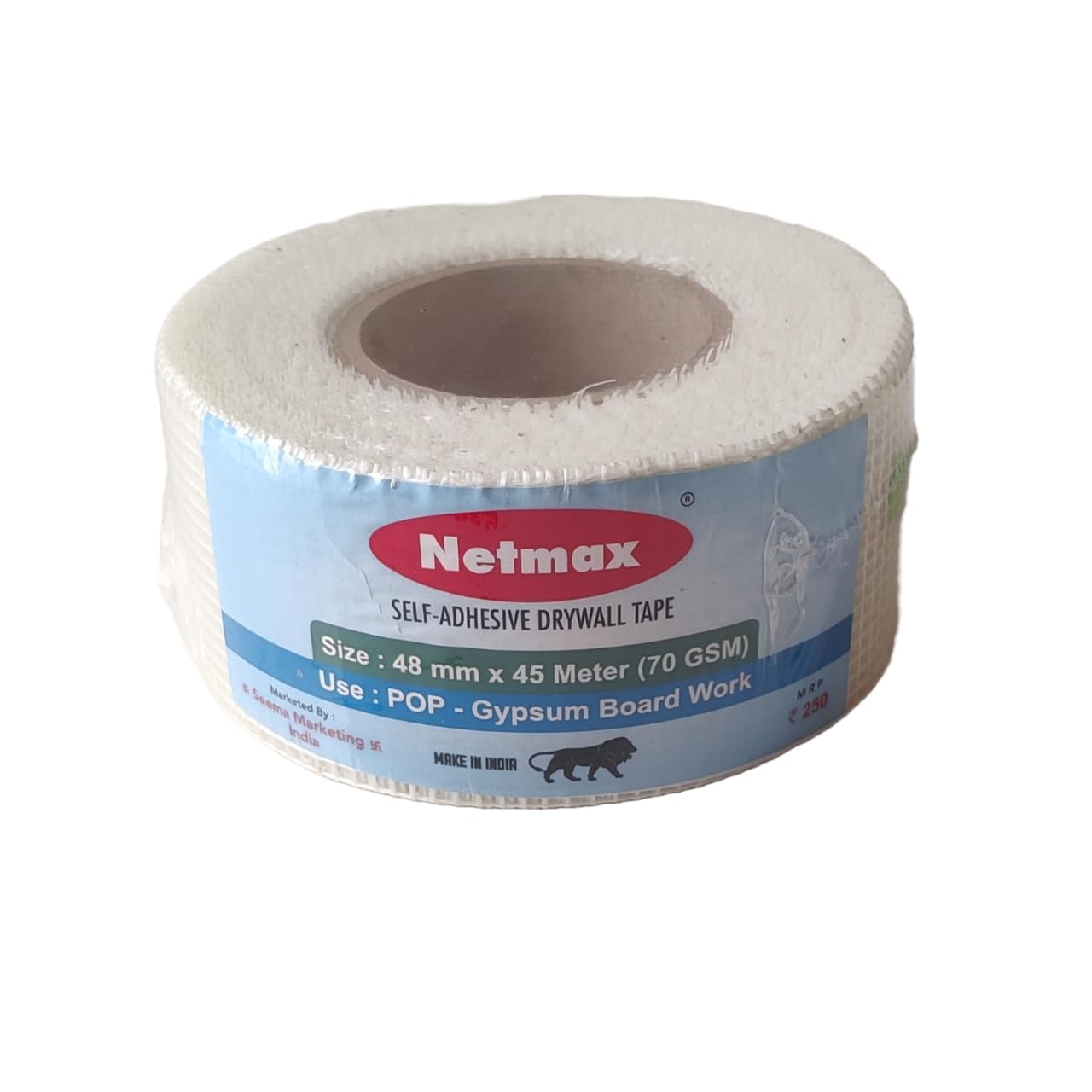 NETMAX® Self Adhesive Dry Wall Tape For P.O.P & Gypsum Board Works, 48mm, 70 GSM (45 Meters) (B0CMLF7TCY) Amazon Price History, Amazon Price Tracker