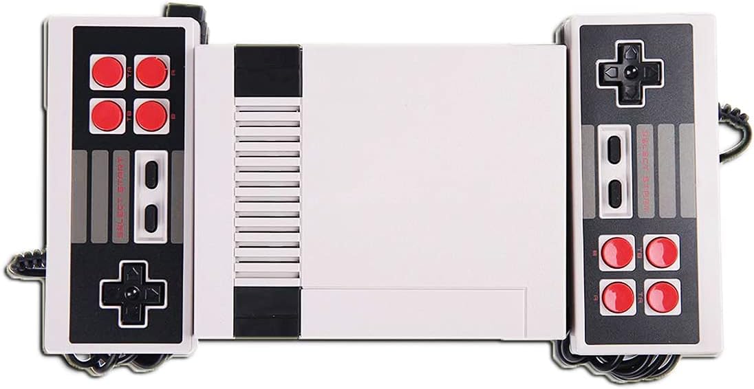 Classic Handheld Game Console, Retro Gaming Console Built-in 600 HD Game in TF Card and Classic NES Dual Gamepad Controller HDMI Output Gaming Player