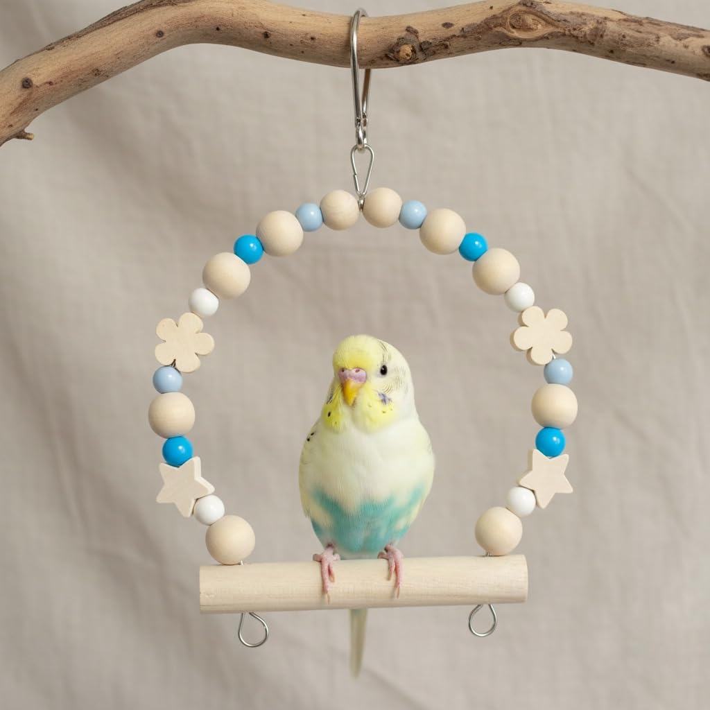 Amazon | 日本製 安心安全素材 天然木 セキセイインコ 文鳥 小鳥