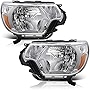 BRYGHT Headlight Assembly Fit for 2012 to 2015 Toyota Tacoma Left and Right Side