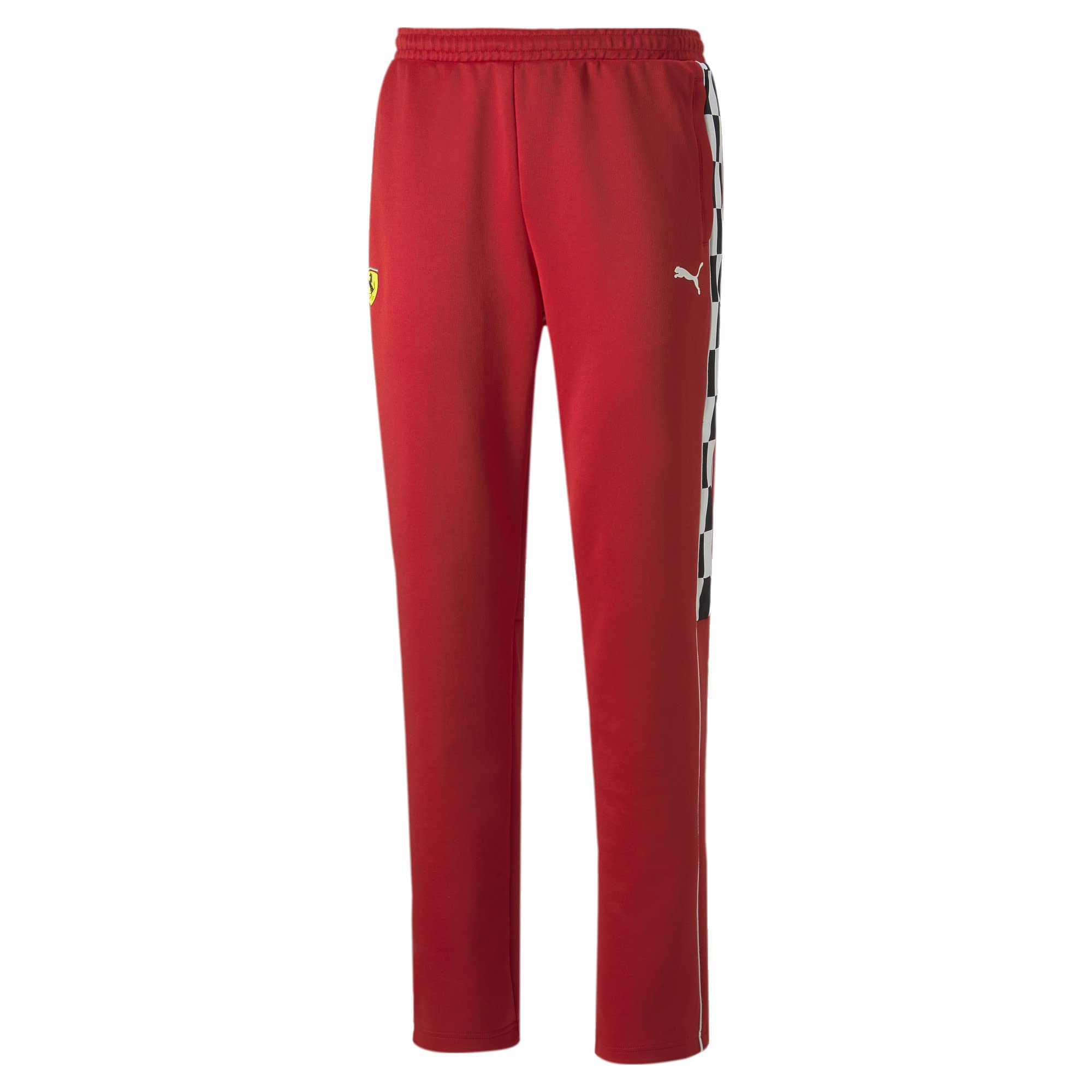 PUMA Men's Standard Scuderia Ferrari Race MT7 Track Pants, Rosso Corsa, Large