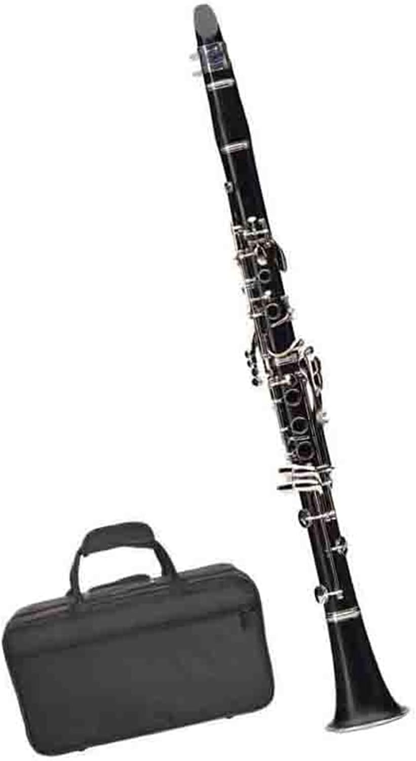 Bb Clarinet 17 Key B Instrument Bakelite Nickel Plated Clarinet Instrument(2)