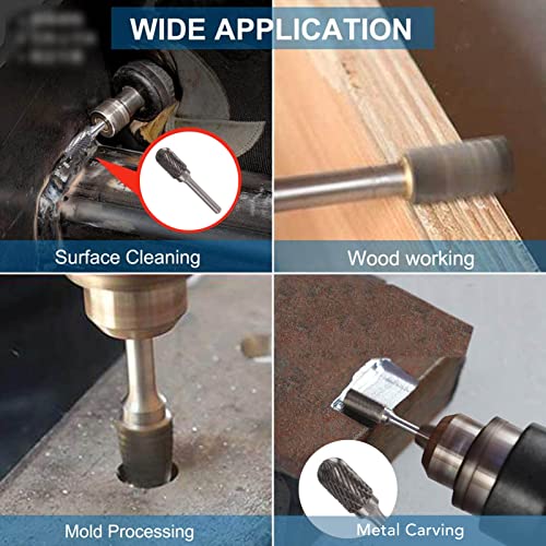 Leapiture Set di Frese Rotanti in Metallo Duro Set...