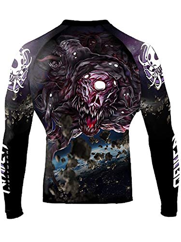 Raven Fightwear Men's The Great Old Ones Azathoth Rash Guard MMA BJJ Black Medium
