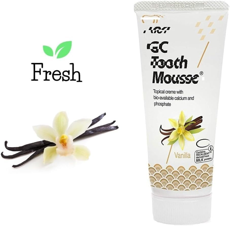TOOTH-M0USSE Vanilla Flavour Toothpaste Made in USA Tooth Paste (40 Gram) 35Ml