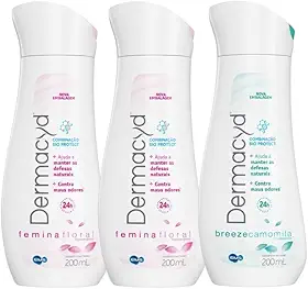 Dermacyd Sabonete Líquido Íntimo Kit Leve 3 Pague 2-2 Femina 200ml + 1 Breeze 200ml